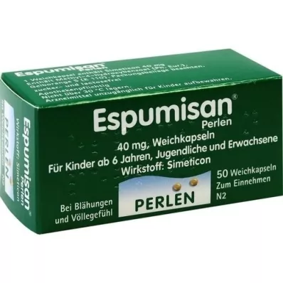 ESPUMISAN Cápsulas moles pérola, 50 unidades ESPUMISAN Cápsulas moles pérola, 50 unidades