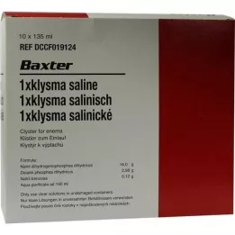 KLYSMA 1x solução salina, 10X135 ml