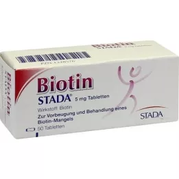 BIOTIN STADA comprimidos de 5 mg, 50 unidades