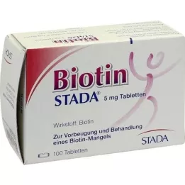 BIOTIN STADA comprimidos de 5 mg, 100 unidades