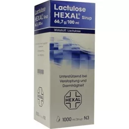 LACTULOSE Xarope Hexal, 1000 ml
