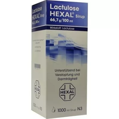 LACTULOSE Xarope Hexal, 1000 ml LACTULOSE Xarope Hexal, 1000 ml