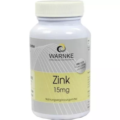 ZINK comprimidos de 15 mg, 250 unidades ZINK comprimidos de 15 mg, 250 unidades