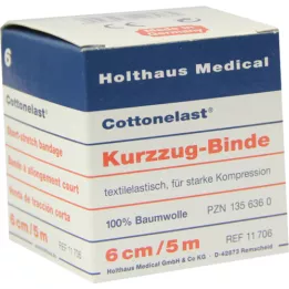 KURZZUGBINDE Algodãoelast 6 cmx5 m, 1 peça