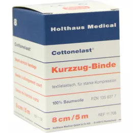 KURZZUGBINDE Algodãoelast 8 cmx5 m, 1 peça