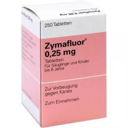 ZYMAFLUOR comprimidos de 0,25 mg, 250 unidades