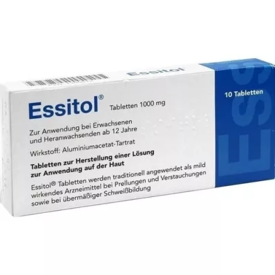 ESSITOL Comprimidos, 10 unidades ESSITOL Comprimidos, 10 unidades