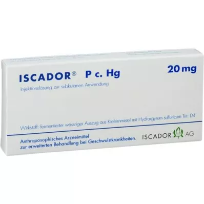 ISCADOR P c.Hg 20 mg solução injetável, 7X1 ml ISCADOR P c.Hg 20 mg solução injetável, 7X1 ml