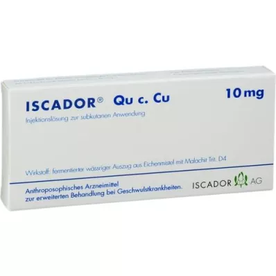 ISCADOR Qu c.Cu 10 mg solução injetável, 7X1 ml ISCADOR Qu c.Cu 10 mg solução injetável, 7X1 ml