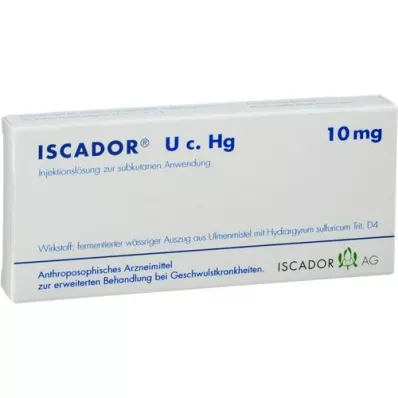 ISCADOR U c.Hg 10 mg solução injetável, 7X1 ml