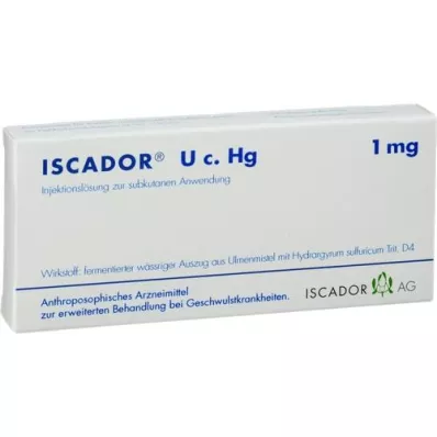 ISCADOR U c.Hg 1 mg solução injetável, 7X1 ml ISCADOR U c.Hg 1 mg solução injetável, 7X1 ml