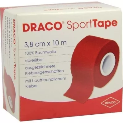 DRACO TAPEVERBAND 3,8 cmx10 m vermelho, 1 peça DRACO TAPEVERBAND 3,8 cmx10 m vermelho, 1 peça