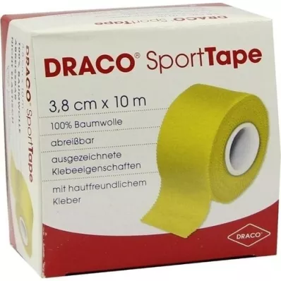 DRACO TAPEVERBAND 3,8 cmx10 m amarelo, 1 peça DRACO TAPEVERBAND 3,8 cmx10 m amarelo, 1 peça