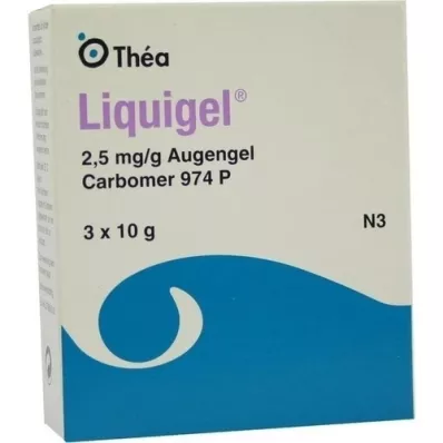 LIQUIGEL Gel para os olhos, 3X10 g LIQUIGEL Gel para os olhos, 3X10 g