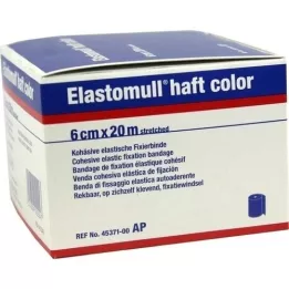 ELASTOMULL cor do cabo 6 cmx20 m papel de fixação azul, 1 un