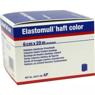 ELASTOMULL cor do cabo 6 cmx20 m papel de fixação azul, 1 un ELASTOMULL cor do cabo 6 cmx20 m papel de fixação azul, 1 un