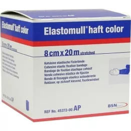 ELASTOMULL cor do cabo 8 cmx20 m papel de fixação azul, 1 un