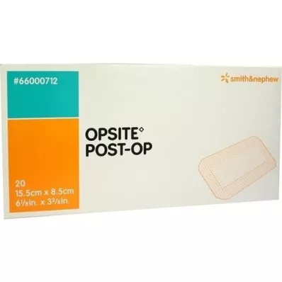 OPSITE Poste-OP Ligadura 8,5x15,5 cm individualmente estéril, 20X1 unid