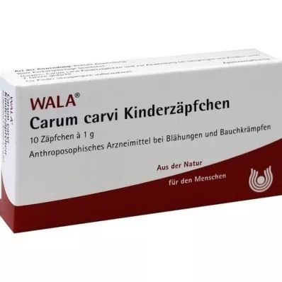 CARUM CARVI Supositórios infantis, 10X1 g
