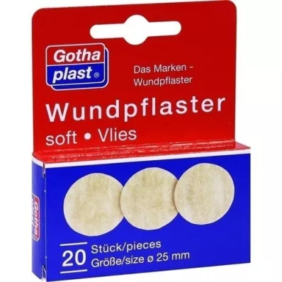 GOTHAPLAST Velo Wundpfl.soft 2,5 cm, 20 unid GOTHAPLAST Velo Wundpfl.soft 2,5 cm, 20 unid