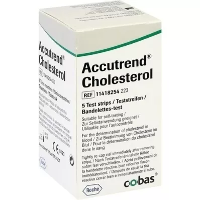ACCUTREND Tiras de teste de colesterol, 5 unidades ACCUTREND Tiras de teste de colesterol, 5 unidades