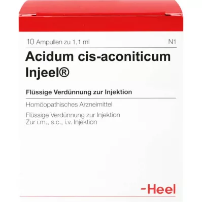 ACIDUM CIS-ampolas de aconiticum Injeel, 10 unidades ACIDUM CIS-ampolas de aconiticum Injeel, 10 unidades