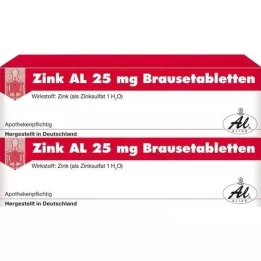 ZINK AL Comprimidos efervescentes de 25 mg, 40 unidades