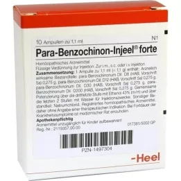 PARA BENZOCHINON Ampolas Injeel forte, 10 unid