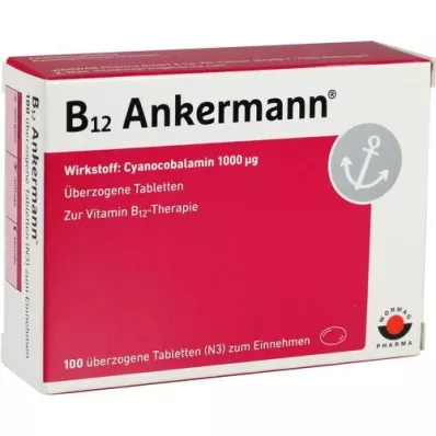 Comprimidos revestidos B12 ANKERMANN , 100 unidades