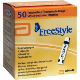 FREESTYLE Tiras de teste, 50 unidades