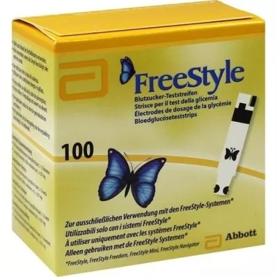 FREESTYLE Tiras de teste, 100 peças