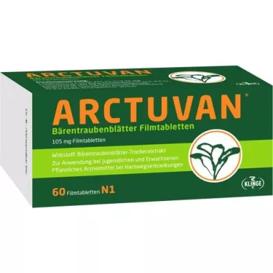 ARCTUVAN Comprimidos revestidos por película Bearberry, 60 unidades