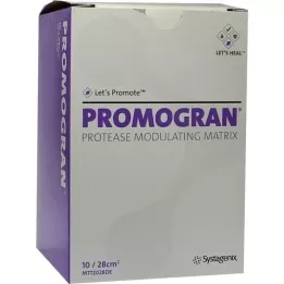 PROMOGRAN Tamponamentos estéreis de 28 cm2, 10 peças