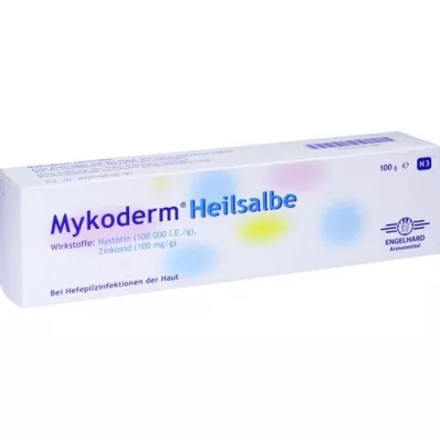 MYKODERM Pomada cicatrizante Nistatina e óxido de zinco, 100 g MYKODERM Pomada cicatrizante Nistatina e óxido de zinco, 100 g