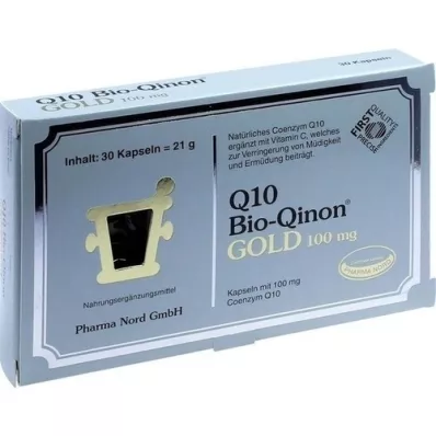 Q10 BIO Qinon Gold 100 mg cápsulas Pharma Nord, 30 unidades Q10 BIO Qinon Gold 100 mg cápsulas Pharma Nord, 30 unidades