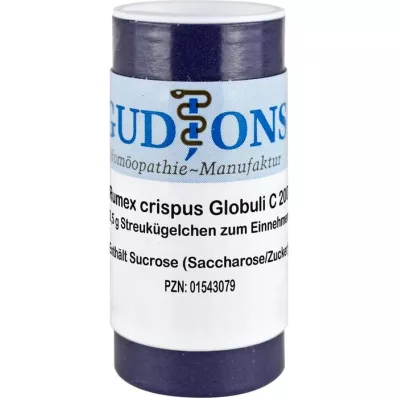 RUMEX CRISPUS Glóbulos de dose única C 200, 0,5 g RUMEX CRISPUS Glóbulos de dose única C 200, 0,5 g