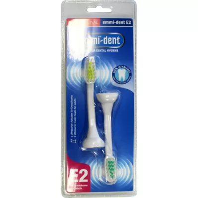 EMMI-DENT Cabeça de escova ultrassônica adulta, 2 peças EMMI-DENT Cabeça de escova ultrassônica adulta, 2 peças