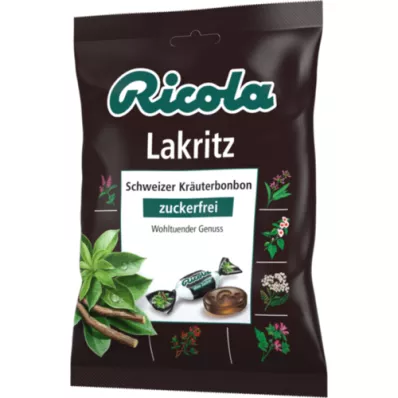 RICOLA saco de o.Z. de balas de alcaçuz, 75 g RICOLA saco de o.Z. de balas de alcaçuz, 75 g