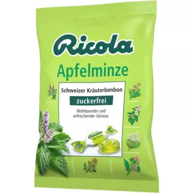 RICOLA Pacote de balas de maçã com menta, 75 g
