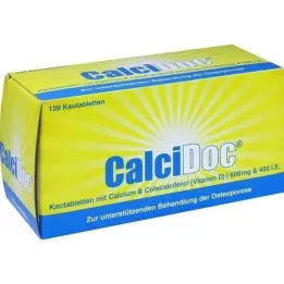 CALCIDOC Comprimidos mastigáveis, 120 unidades