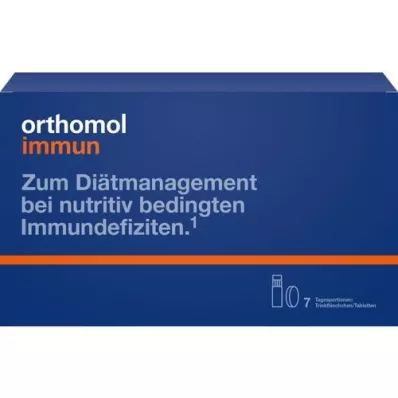 ORTHOMOL Pacote combinado de garrafa/comprimido para beber imune.