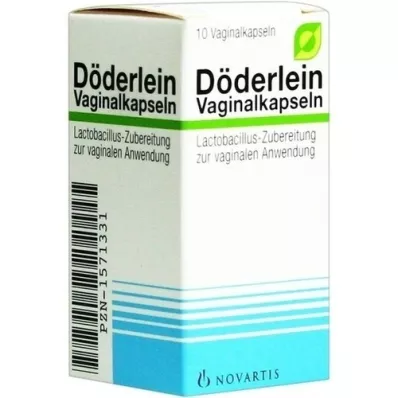 DÖDERLEIN Cápsulas vaginais, 10 unidades