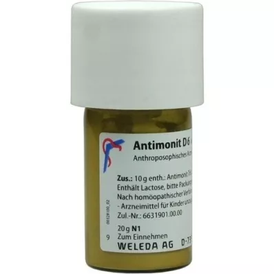 ANTIMONIT Trituração D 6, 20 g