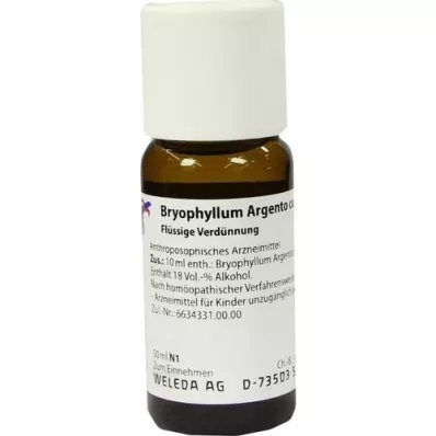 BRYOPHYLLUM ARGENTO diluição de cultum D 3, 50 ml BRYOPHYLLUM ARGENTO diluição de cultum D 3, 50 ml