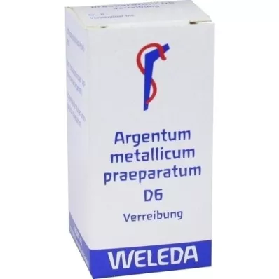 ARGENTUM METALLICUM praeparatum D 6 Trituração, 20 g ARGENTUM METALLICUM praeparatum D 6 Trituração, 20 g