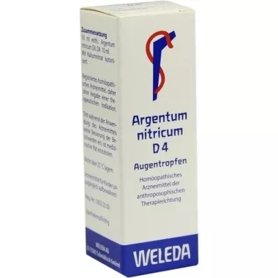 ARGENTUM NITRICUM D 4 colírios, 10 ml