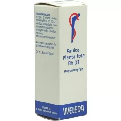 ARNICA PLANTA colírio tota Rh D 3, 10 ml