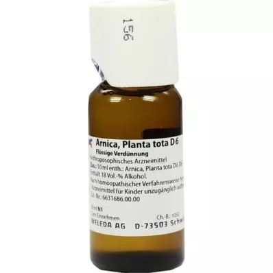 ARNICA PLANTA diluição total D 6, 50 ml ARNICA PLANTA diluição total D 6, 50 ml