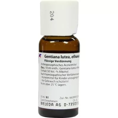GENTIANA LUTEA Diluição D 1, 50 ml GENTIANA LUTEA Diluição D 1, 50 ml
