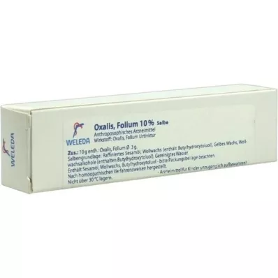 OXALIS FOLIUM pomada 10%, 25 g OXALIS FOLIUM pomada 10%, 25 g